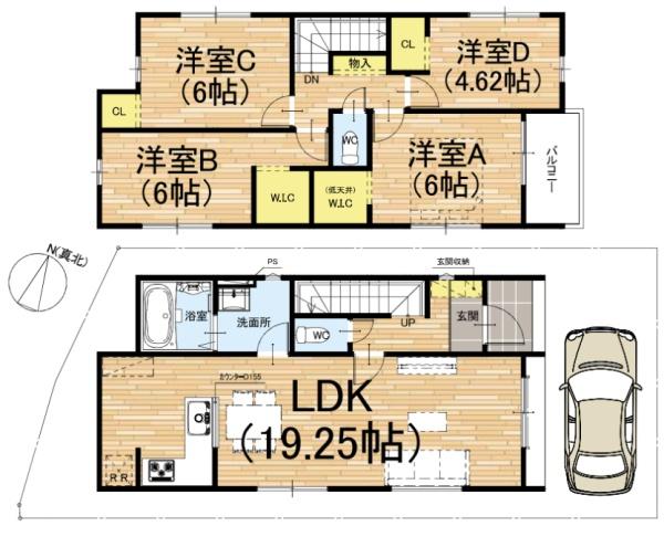 京都市西京区桂池尻町の新築一戸建