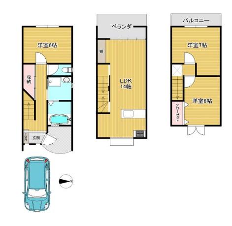 京都市西京区川島滑樋町の中古一戸建て