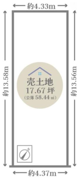 京都市南区唐橋西寺町の売土地