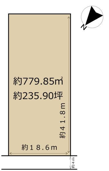 大津市南小松の売土地