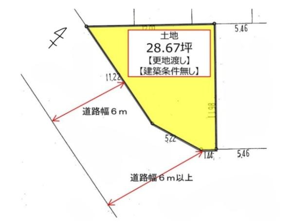 京都市西京区下津林中島町の土地
