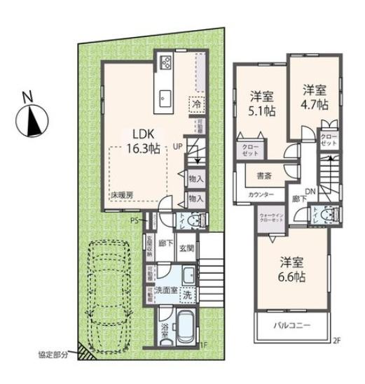 京都市伏見区深草大亀谷西寺町の新築一戸建