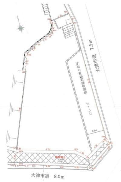 大津市坂本８丁目の土地