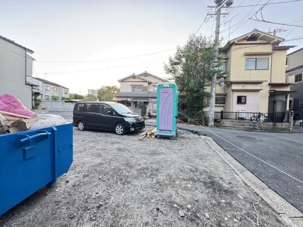 京都市右京区山ノ内荒木町の土地(現地土地写真)