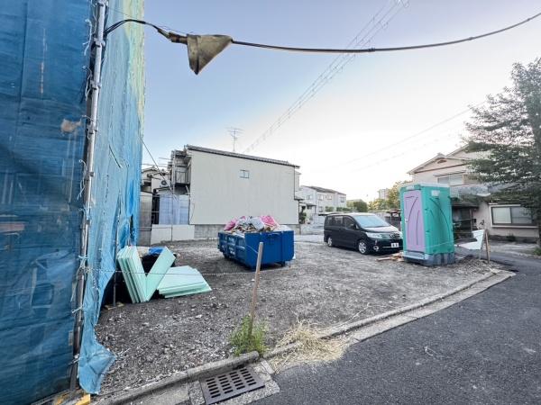 京都市右京区山ノ内荒木町の土地(現地土地写真)