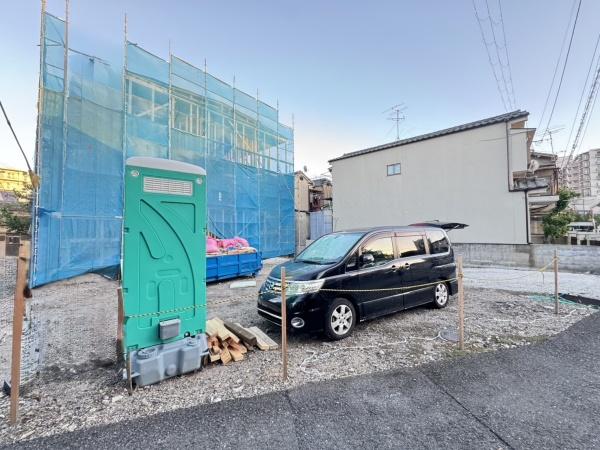 京都市右京区山ノ内荒木町の土地(現地土地写真)