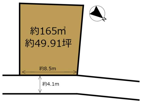 大津市南小松の売土地