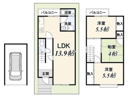 京都市伏見区羽束師鴨川町の中古一戸建て