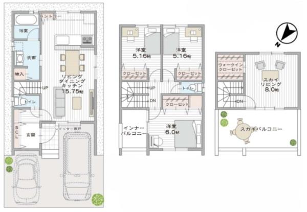 京都市伏見区向島二ノ丸町の新築一戸建
