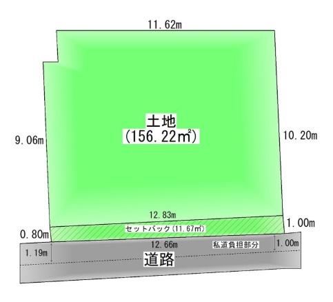 大津市北大路１丁目の土地