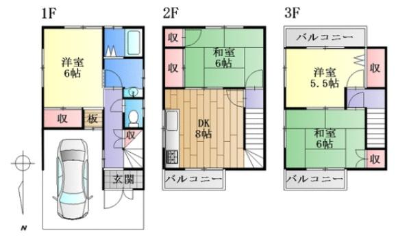 京都市伏見区久我御旅町の中古一戸建て