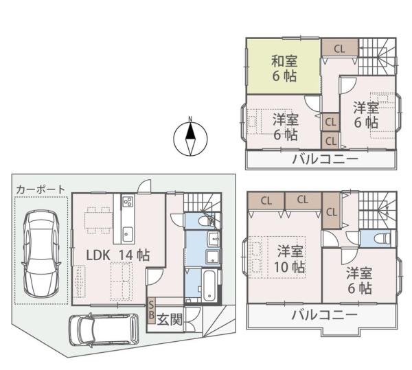 京都市山科区椥辻番所ケ口町の中古一戸建