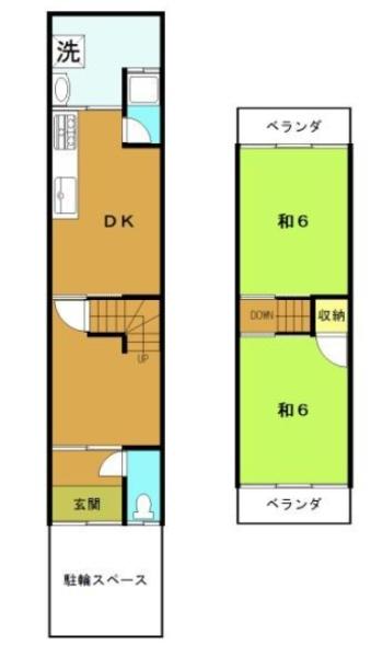大津市稲津１丁目の中古テラスハウス