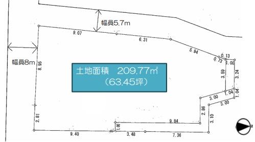 京都市右京区梅津中村町の売土地