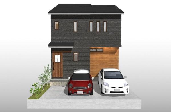 京都市伏見区醍醐御霊ケ下町の新築一戸建(完成予想図)