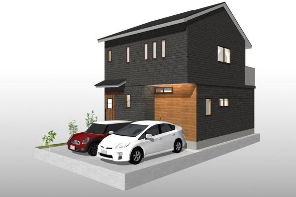 京都市伏見区醍醐御霊ケ下町の新築一戸建(完成予想図)