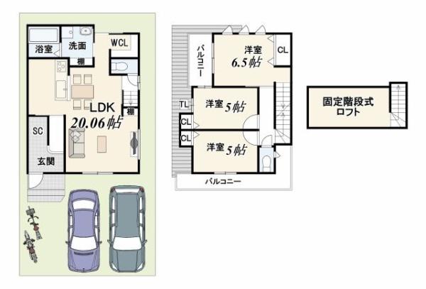 京都市西京区大原野上里男鹿町の土地