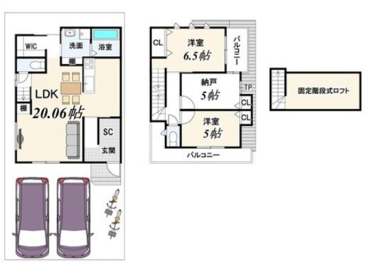 京都市西京区大原野上里男鹿町の土地