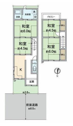京都市山科区川田菱尾田の中古一戸建て