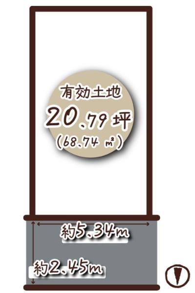 京都市右京区谷口垣ノ内町の土地
