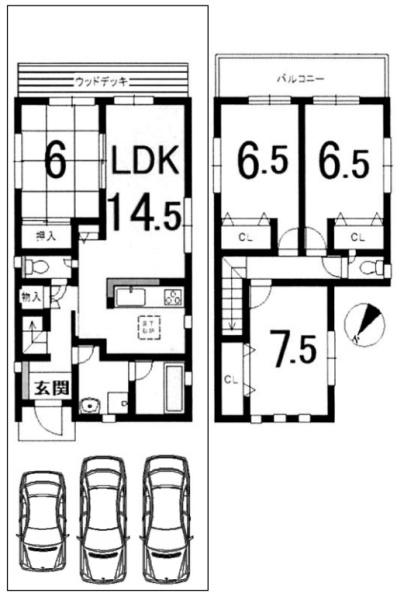 大津市木戸の中古一戸建て