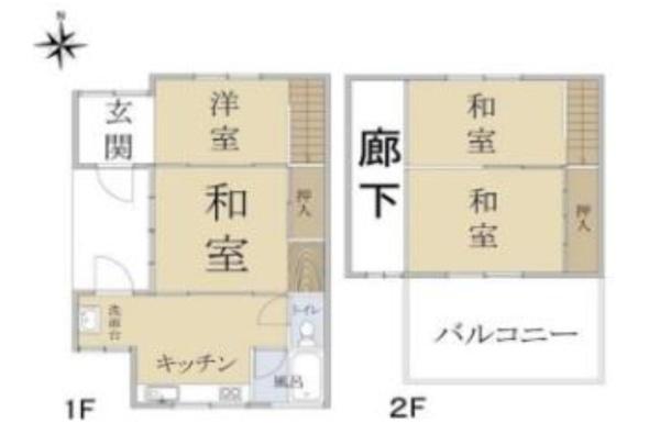 京都市下京区諏訪開町の中古テラスハウス