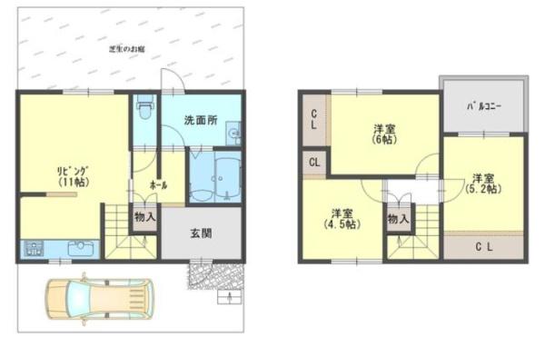 京都市山科区西野山中鳥井町の中古一戸建