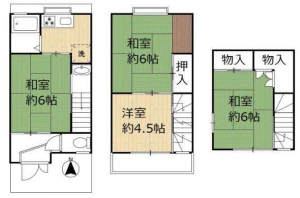 京都市中京区壬生花井町の中古一戸建て