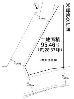 京都市山科区四ノ宮川原町の売土地