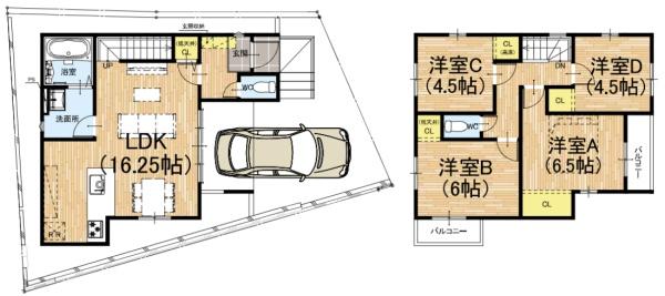 京都市山科区西野山中畑町の新築一戸建