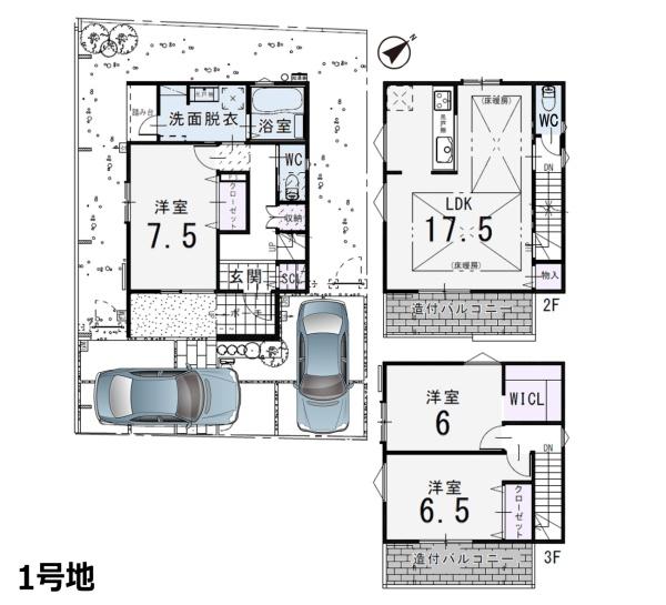 京都市山科区竹鼻サイカシ町の新築一戸建