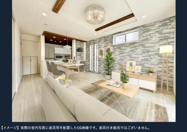 大津市坂本7丁目の新築一戸建(リビング)
