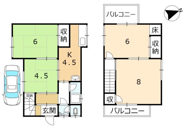 大津市千町１丁目の中古一戸建