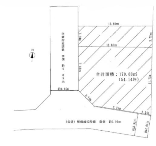 京都市右京区嵯峨広沢池下町の売土地