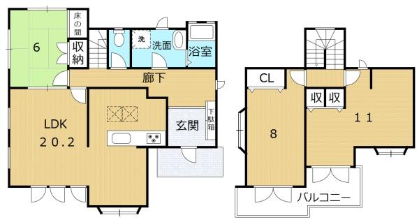 大津市苗鹿２丁目の中古一戸建
