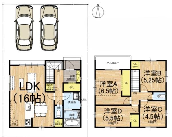 京都市西京区山田車塚町の新築一戸建
