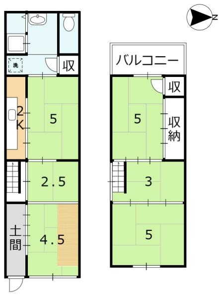 京都市中京区壬生馬場町の中古テラスハウス