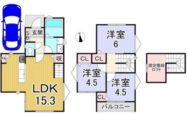 京都市西京区松尾木ノ曽町の新築一戸建