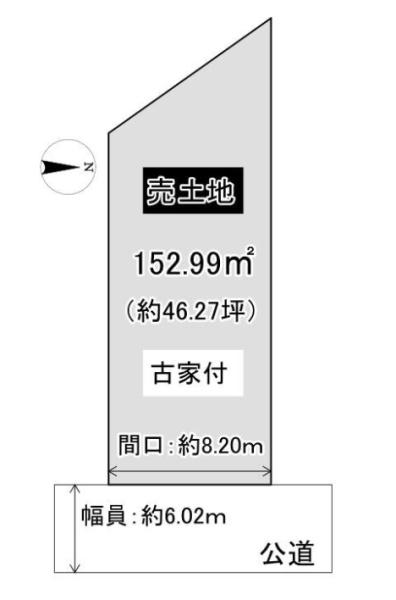 京都市伏見区深草大亀谷万帖敷町の土地
