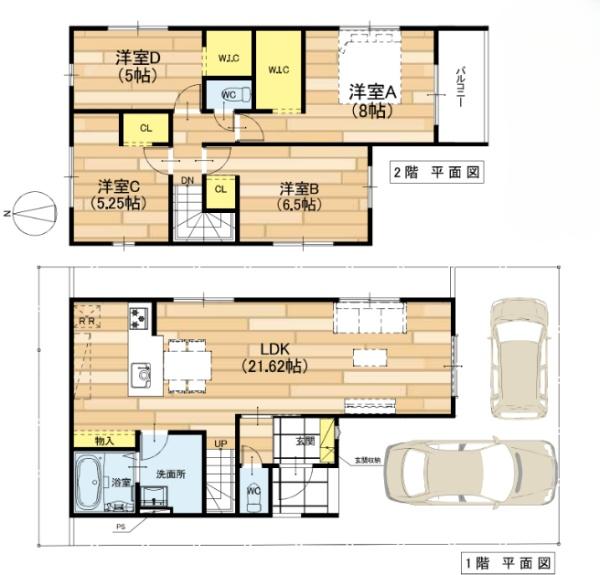 大津市皇子が丘１丁目の新築一戸建