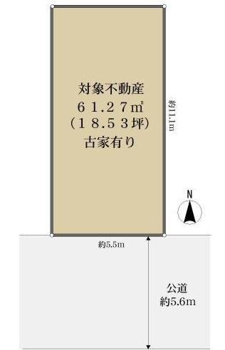 京都市右京区嵯峨野東田町の土地