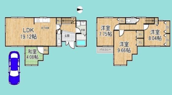 京都市伏見区久我御旅町の中古一戸建
