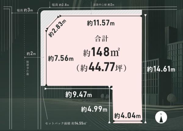 京都市下京区西七条南東野町の土地
