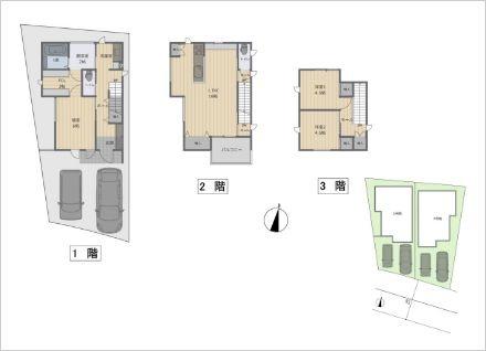 大津市大江４丁目の新築一戸建