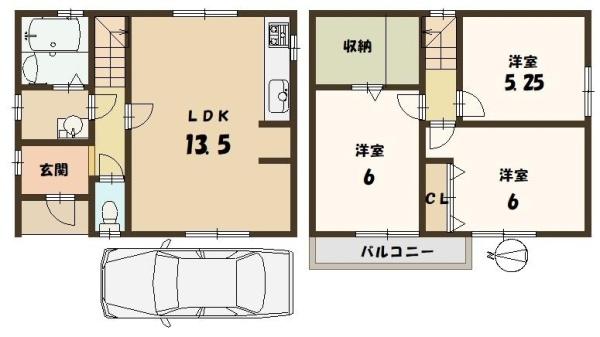 京都市伏見区久我西出町の中古一戸建て
