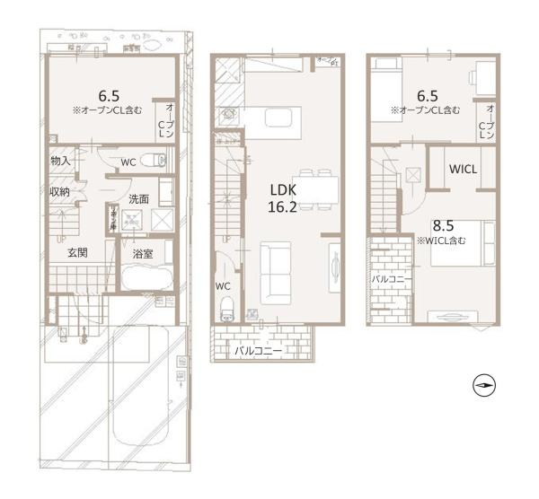 京都市中京区西ノ京車坂町の新築一戸建