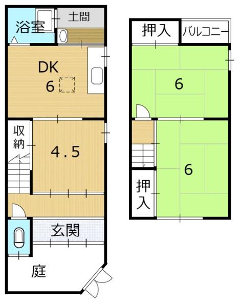 京都市山科区四ノ宮小金塚の中古一戸建