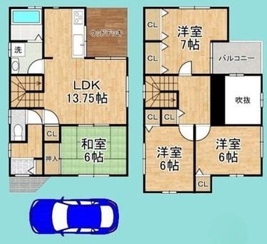 京都市伏見区羽束師菱川町の中古一戸建
