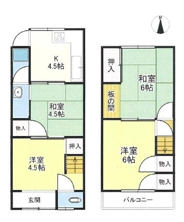 京都市山科区西野大鳥井町の中古一戸建て