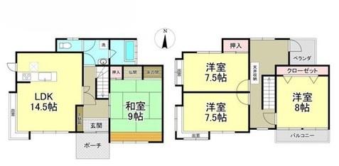 大津市富士見台の中古一戸建て